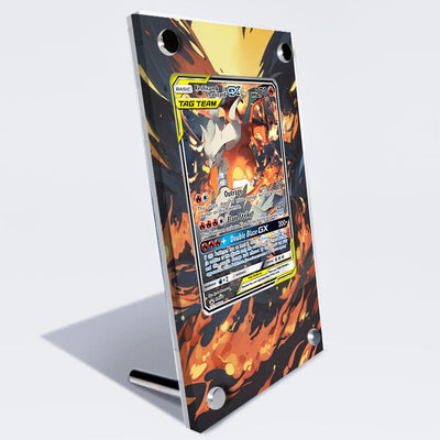 Reshiram & Charizard GX SM201 Pokémon Extended Artwork Protective Card Case